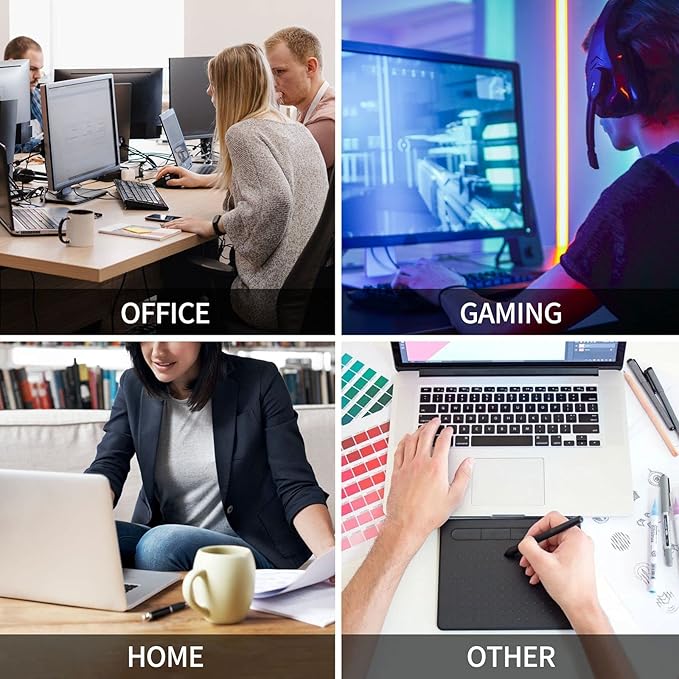 Galaxy Constellation Large Mouse Pad Gaming Mousepad with Wrist Support Rubber Computer Keyboard Mat for Desk Laptop Non-Slip Full Deskmat Protector Waterproof Writing Pad Office Home 16x35.5 in