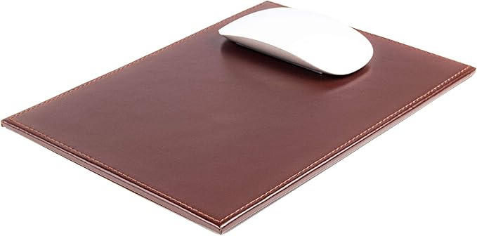 Dacasso Bonded Leather Mouse Pad Brown