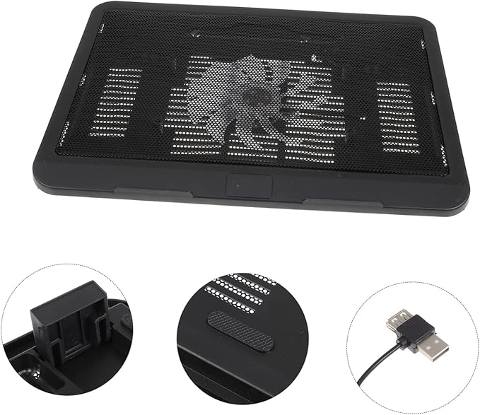 Laptop Cooling Pad Laptop Riser Holder Notebook Cooler Fan Cooling Pad