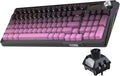 KUTETHY KY95 Series Wireless Mechanical Gaming KeyboardPre-lubed Kailh Dark Chocolate Switches98% Gasket Hot Swappable Custom RGB Side Printed PBT Keycaps Keyboard(BlackberryDark Chocolate switch)