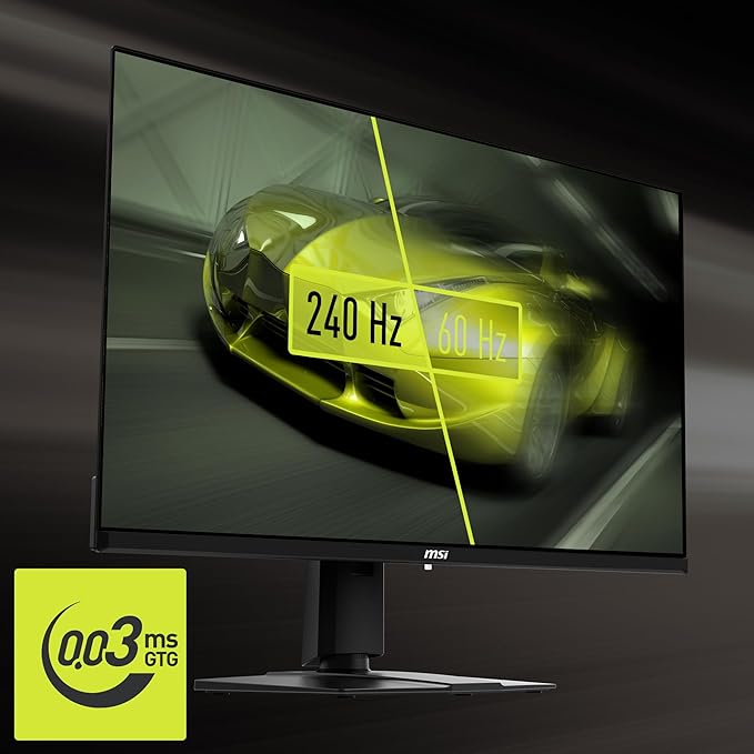 msi MAG 321UPX QD-OLED 32 4K UHD Quantum Dot OLED Gaming Monitor 3840 x 2160 0.03ms 240Hz True Black HDR 400 15W USB Type C HDMI DP Port