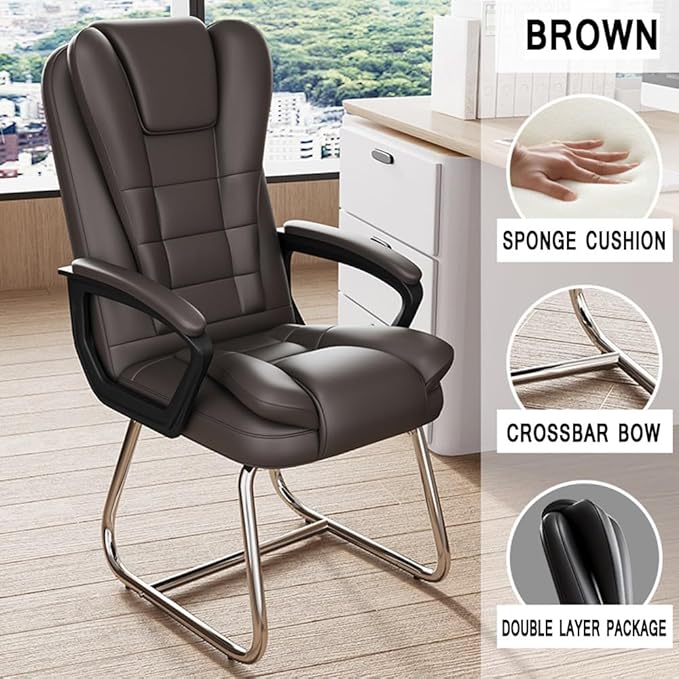 High Back Ergonomic Fabric Gaming Chair with Double Seat Cushion Design for Office Meeting Room Gray