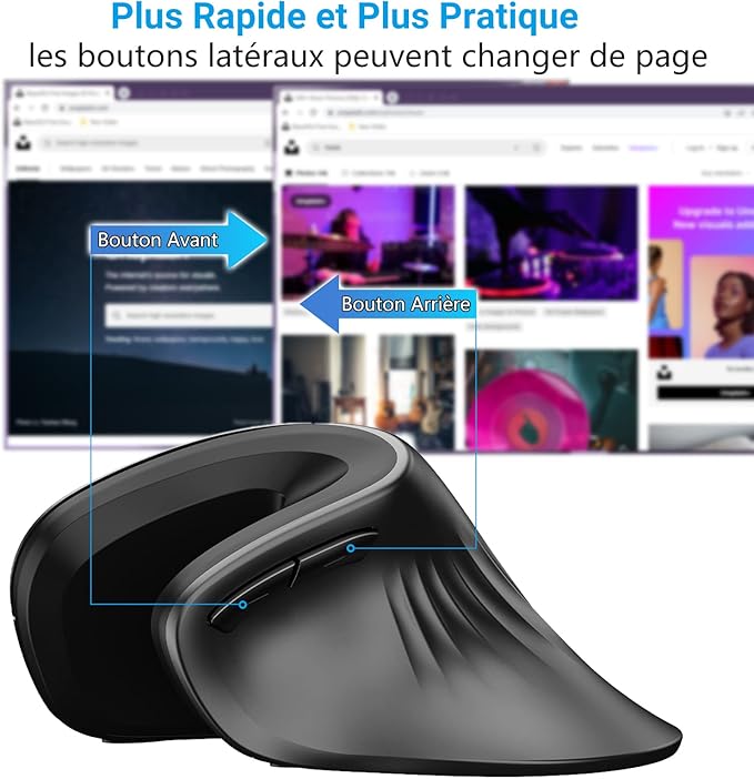 Vertical Wireless Mouse Ergonomic Mouse