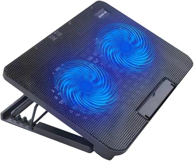 Laptop Cooling Pad with 2 Fans Accessory Lightweight Multifunctional for Home