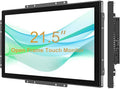 21.5 Inch 10 Points Industrial Capacitive Touch Monitor IP65 Waterproof 1920x1080 @ 60Hz TFT LCD IK08 Open Frame Design Touch Screen Suitable for kiosks