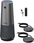 NEARITY 120 Max 4K Video Conference Camera with 2 Expansion Mics 8MP CMOS Video Conferencing System with Microphone and Speaker 5X Zoom Auto Framing 4 Noise Cancelling Mics