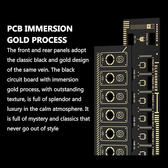 8 Port USB Docking Station USB Expansion Dock 1.54-inch IPS Color Screen 10 Levels Brightness Adjustment 8-Way Switch Total Switch + Button + Voice Controlfor Phones Tablets and Gadgets