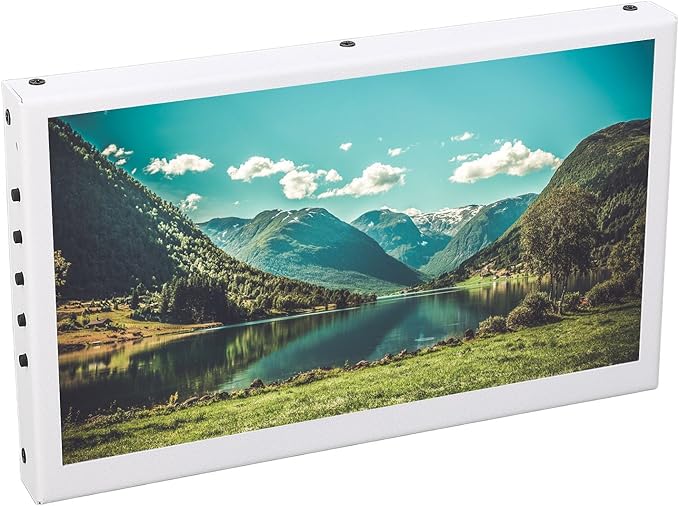 Zunate 7 Inch Portable Touchscreen Monitor 1024x600 HD External Display with HDMI &amp Built-in Speakers for PC Laptop and Phones