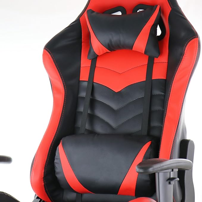 GF-2002 Gaming Chair Black &amp Red