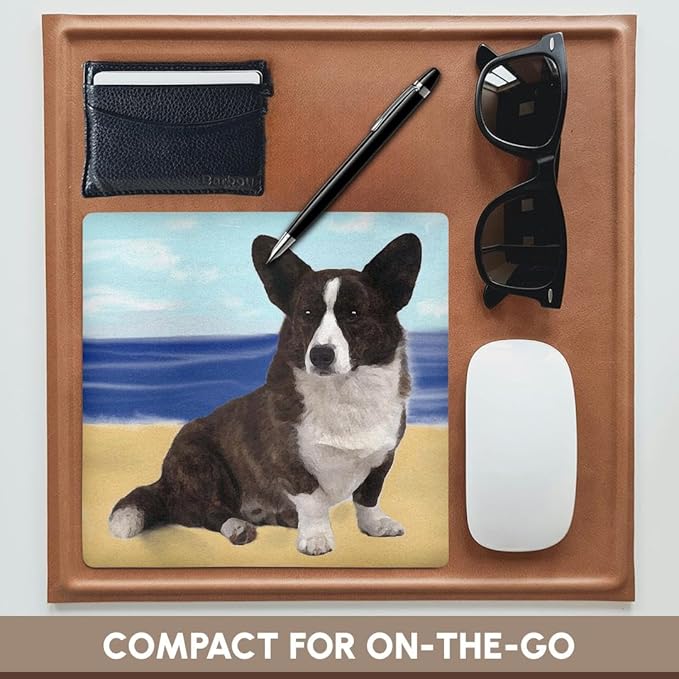 3dRose LLC 8 x 8 x 0.25 Inches Cardigan Welsh Corgi Mouse Pad (mp_4161_1)