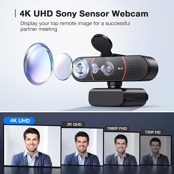 EMEET C960 4K and 2K Webcam for PC