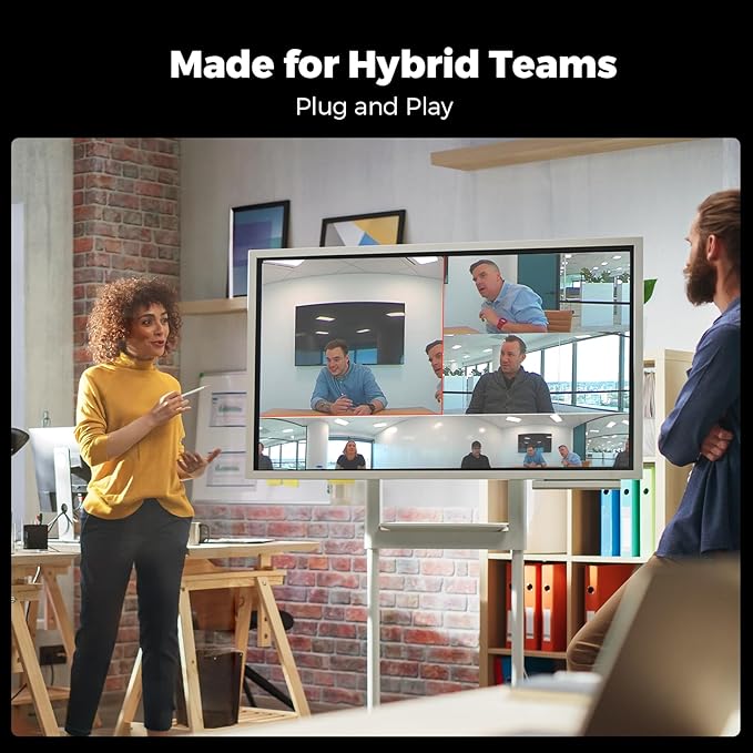 Camera 360 4K Video Conference Room Camera System Webcam AI Driven Speaker Tracking Noise Cancellation Works with Zoom Google Meet Teams and More 15 ft Mic Pickup PANA 5ft USB Cable