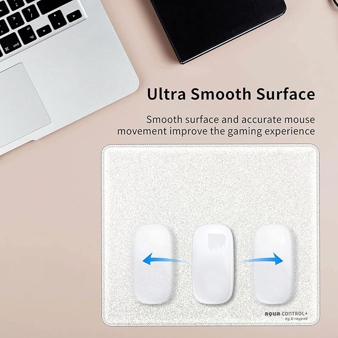 X-Raypad Aqua Control Plus AC+ Gaming Mouse Pad Ultra-High Precision Mouse Pad with Perfect Speed and Control Capability Consistent X and Y Glide Designed for Fps Players with Low DPI Requirements