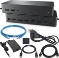Dell Universal Dock (UD22): USB-C Docking Station with Future-Ready Design + HDMI &amp DisplayPort Cables + Ethernet - Dock Hub Bundle