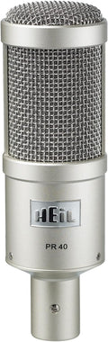 Heil PR 40 Dynamic Microphone for Streaming Podcast Recording and Broadcast XLR Microphone for Live Music Wide Frequency Response Smooth Sound Superior Rear Noise Rejection - Champagne