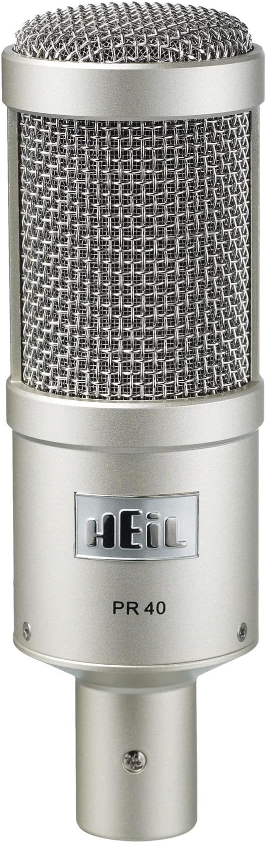 Heil PR 40 Dynamic Microphone for Streaming Podcast Recording and Broadcast XLR Microphone for Live Music Wide Frequency Response Smooth Sound Superior Rear Noise Rejection - Champagne