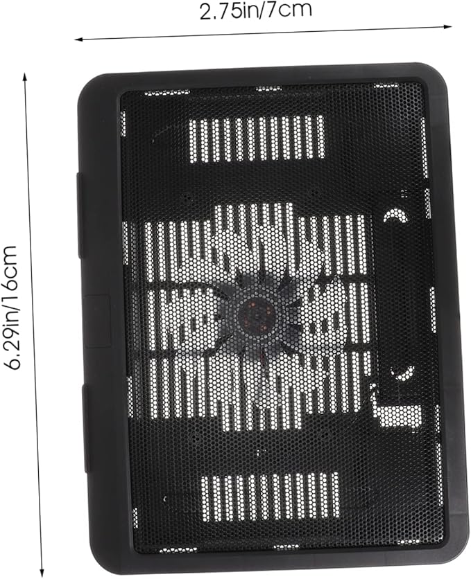 Ergonomic Cooling Pad Metal Mesh Silent Fan Stand Gaming Fan Cooling Pad