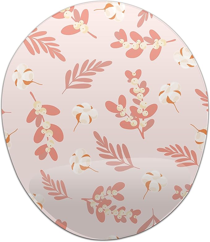 Ergonomic Mouse Pad with Wrist Rest Digital Printed Mouse Mat for Tendon Sheath Problems Non-Slip Base for Office and Home Size: 20 x 23 cm