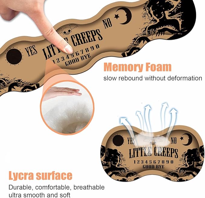 Ergonomic Keyboard Wrist Rest &amp Mouse Pad Wrist Rest Set Large XXL Gaming Desk Mat 31.5x 11.8 with Non-Slip Base Memory Foam Easy Typing Pain Relief for Home &amp Office Ouija Board