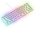 GLORIOUS Gaming GMMK 2 Compact 65% Barebones (Frame Only) - Mechanical Gaming Keyboard Frame Compact TKL Size (65%) Aluminium Customisable Per Key RGB American QWERTY Layout - White