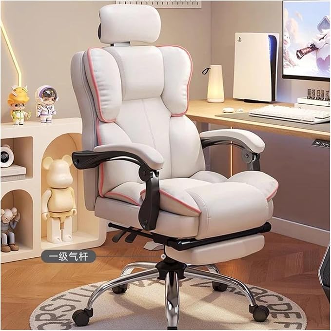 Computer Chair Lounges Computer Office Chair Mobile Gaming Theater Dining Chair Home Swivel Salon Furniture(C)