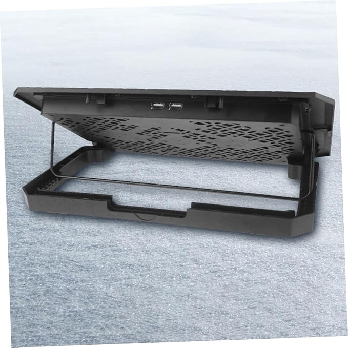 Laptop Cooling Stand with Fan 15.6-inch Quiet Cooling Pad Adjustable Speed Blue LED and Laptop Heat Dissipation for Office and Home Use