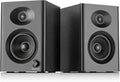 Computer Speakers for Desktop PC - 60W Bluetooth Stereo Sound with Bass Active Powered Speakers for Home Audio Monitor Laptop Gaming &amp TV (Black Pair)