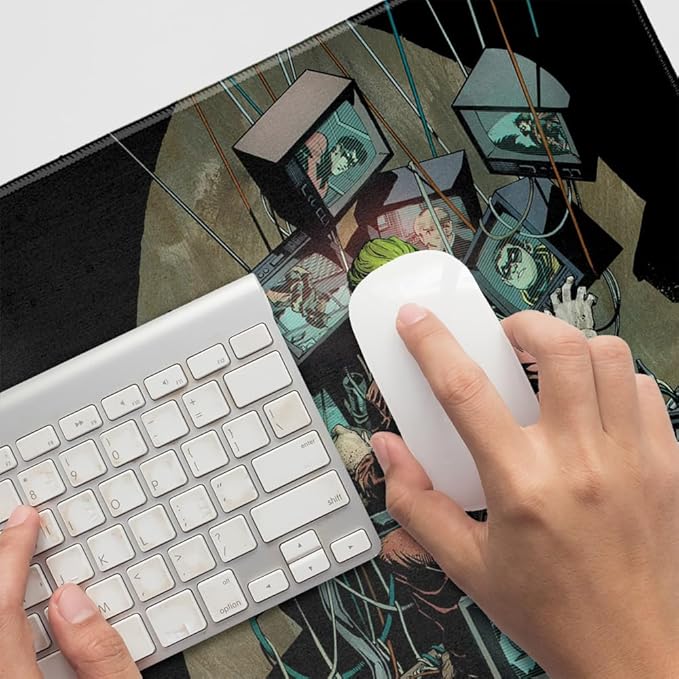 Batman Do Not Disturb The Joker Large Gaming Mouse Pad Desk Mat with Stitched Edges Non-Slip Base for Gamer Home and Office 31.5 x 15.7