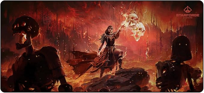 Infernalist - Path of Exile 2 Gaming Desk Mat – Large Extended Mouse &amp Keyboard Pad