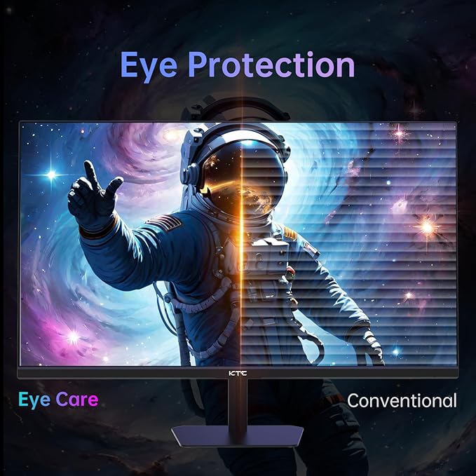 KTC 24.5'' Gaming Monitor 180Hz FHDFast IPS 1080P 1 ms 128% sRGB HDR10Freesync HDMI x 2 /DP x 1 VESA Tilt Adjustable Xbox PS5 Switch (HDMI Cable Included) (Renewed)