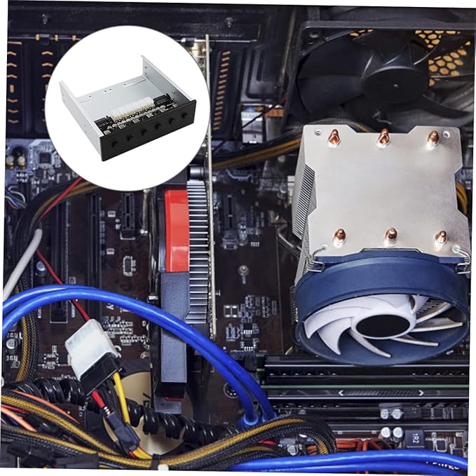 Housoutil Hard Drive Power Control for Desktop Port Optical Bay Hub Intelligent Chip Individual Disk Management Stable Power Output Data Ssd Support