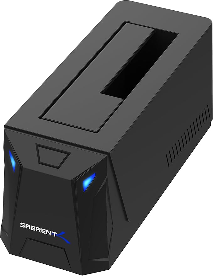 SABRENT USB 3.0 to SATA External Hard Drive Docking Station for 2.5 or 3.5' HDD SSD [Support UASP] (EC-UBLB)