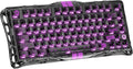 GravaStar Mercury V75 Lite Hall Effect Magnetic Gaming Keyboard – 8KHz Rapid Trigger Wired 75% Keyboard Adjustable Actuation Hot-Swappable Switches Transparent RGB for PC/Mac