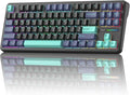Aula F87 Pro Wireless Mechanical Keyboard 87-Key TKL Tri-Mode (BT5.0/2.4G/USB-C) Hot Swappable Gasket Mount Keyboard 4000mAh Battery RGB Backlit PBT Keycaps Custom Gaming Keyboard for PC Mac