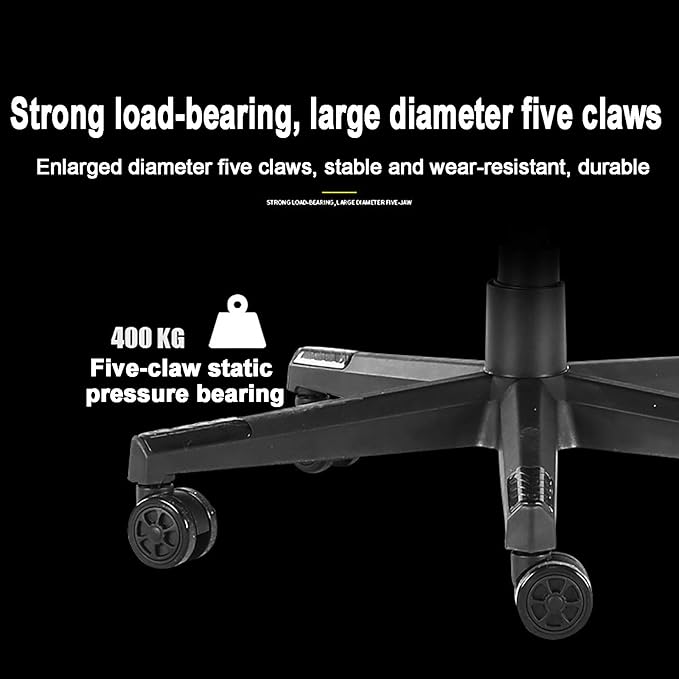 Office Chair Gaming Chair Computer Chair Ergonomic Swivel Chair Recliner Game Chair for AdultsGaming Chair with Headrest and Adjustable ArmrestHigh-Back PU Leather Office Chair Racing STYL