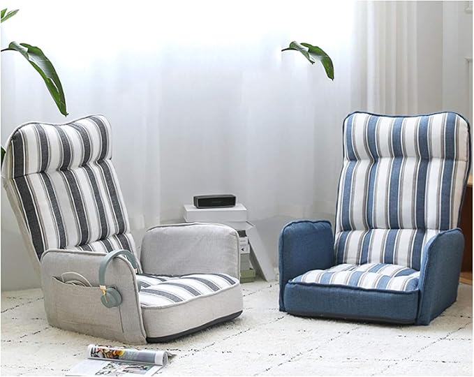 Gaming Chair 360-degree Swivel Home Office Chair High Back Recliner Office Chair with Padding Armrest and Adjustable Headrest for Bedroom (Size : 43cm)