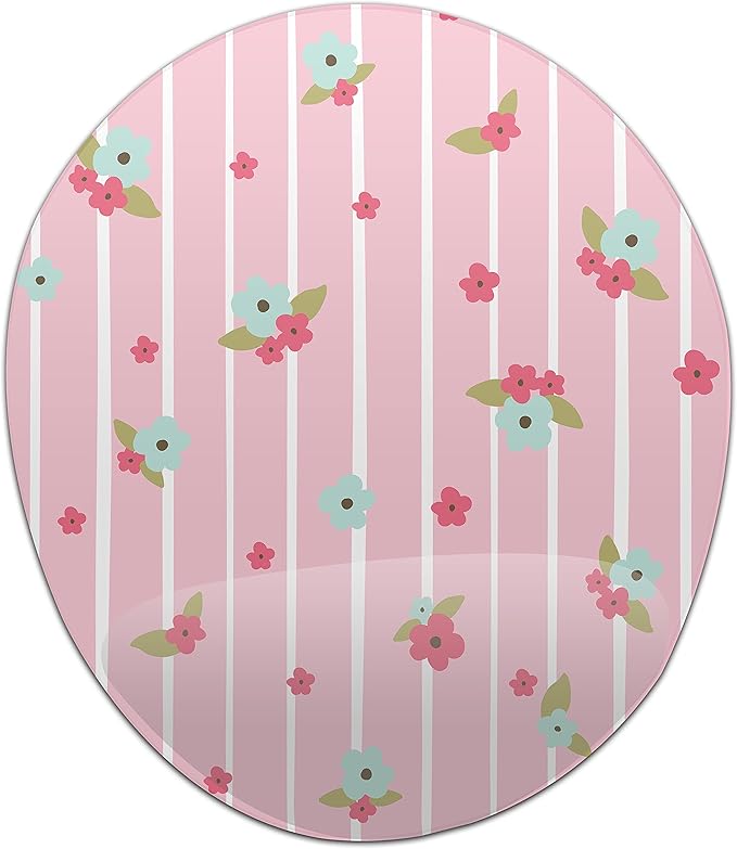 Ergonomic Mouse Pad with Wrist Rest Digital Printed Mouse Mat for Tendon Sheath Problems Non-Slip Base for Office and Home Size: 20 x 23 cm