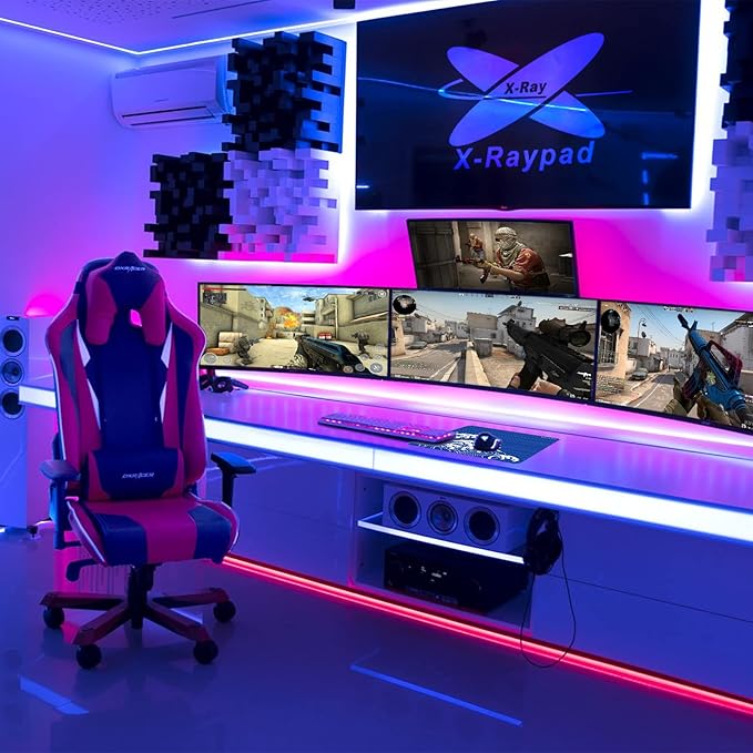 X-Raypad Aqua Control Plus Wave Gaming Mouse Pad Ultra-High Precision Mouse Pad with Perfect Speed and Control Capability Consistent X and Y Glide Designed for Fps Players with Low DPI Requirements