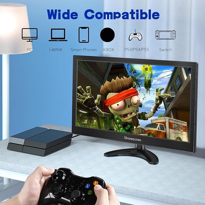 15.6inch PC Monitor Touchscreen IPS Screen 1920x1080P 60Hz 99% sRGB Built-in SpeakerHDMI/USB-C Portable Monitor for Laptop Switch Xbox PS3/4/5 Raspberry Pi5