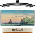 MPCO. Original Large Gaming Desk Mat – 36x17 Aeroglyde Ukiyo-E Ryugashima Island AeroGlyde Full Desk Mouse Pad for Smooth Precision – Non-Slip Washable Extra-Large PC Mouse Pad for Gaming Sessions