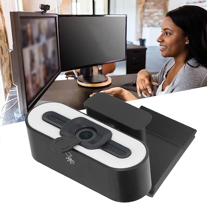 1080P HD Web Camera with Auto Focusing and Noise Reduction Plug and Play USB Computer Webcam for Desktop – Clear Video Calls Wide Compatibility for Work and Study