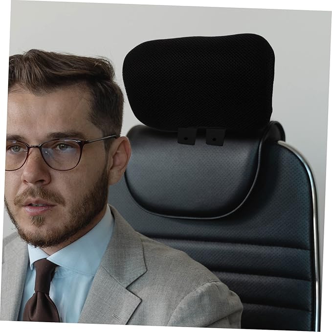 Garneck Office Chair Headrest Retrofit Accessory Adjustable Pillow for High Back Office Chair Neck Protection