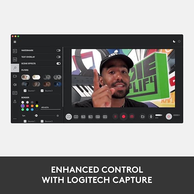Logitech StreamCam Premium Webcam for Streaming and Content Creation Full HD 1080p 60 fps Works with Microsoft Teams Google Meet Zoom Nintendo Switch 2’s new GameChat mode for PC/Mac – Graphite