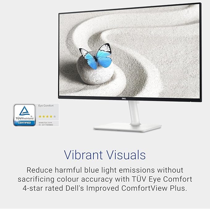 Dell 27 inch Monitor LED QHD(2560x1440) - 100Hz Refresh Rate 1500:1 Contrast Ratio AMD FreeSync - VESA Integrated 2x5W Speaker Height/Tilt/Pivot/Swivel Adjustability DisplayPort &amp 2 x HDMI W