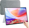 Touchscreen Portable Monitor 14 Inch IPS Slim Travel Screen FHD 1920X1200 HDR FreeSync Bezel Less USB-C Computer Monitor with Cover Stand and Speakers for Laptop PC Mac Surface PS4/5 Xbox