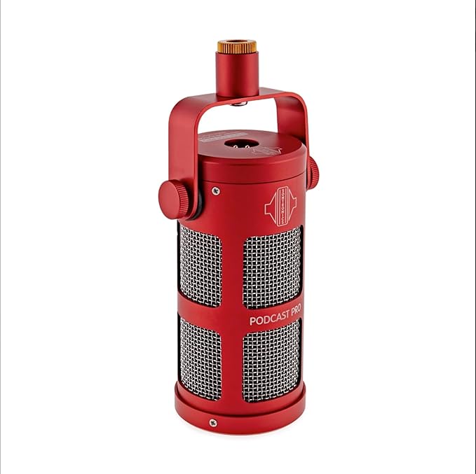 Sontronics Podcast Professional Dynamic Mic for Podcast Broadcast Streaming Gaming &amp VC - XLR Connection No Phantom Power Required - Lifetime Microphone Warranty - Designed &amp Built in UK (