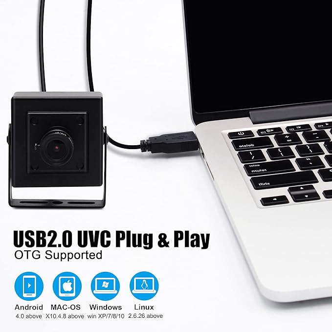 SVPRO USB Webcam 1080P HD Camera 30fps/60fps/100fps High Speed Video Camera for Live Streaming Small External Camera for Computer LaptopUSB2.0 UVC Webcam Wall Mount and Surface Mount