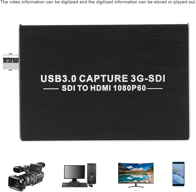 3G SDI to 1080P USB3.0 Video Card for Professional Video Recording and Editing