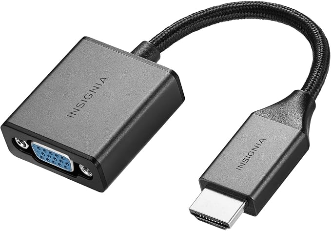 Insignia HDMI-to-VGA Adapter Model: NS-PG95503 Black