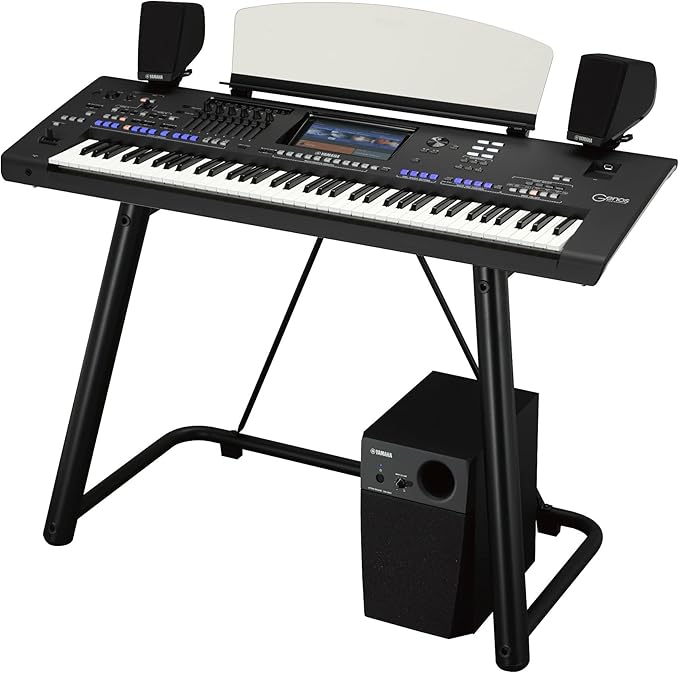 Yamaha GNSMS01 3-piece Speaker System for Genos Arranger Workstation Black